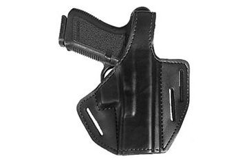 Image of Safariland 328 Belt Holster, Pancake Style - Plain Black, Right Hand 328-74-61