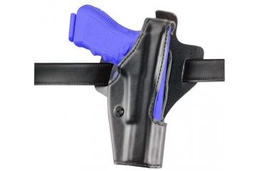 Image of Safariland 329 Contour Concealment Holster for Pistols - Plain Black, Right Hand 329-56-61