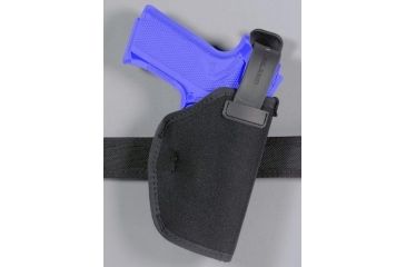Image of Safariland 4070 ''Hi-Ride'' Thumb Break Holster - Plain Black, Left Hand 4070-51-42
