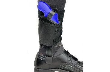 Image of Safariland 4092 Ankle Holster - Plain Black, Right Hand 4092-183-21