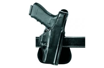 Image of Safariland 518 Paddle Holster w/Thumb Break, Med. Auto, STX Plain Black, Left Hand, 518-89-62