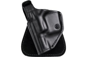 Image of Safariland 518 Paddle Holster w/Thumb Break, S&amp;W J Frame or Similar 2in., STX Plain Black, Left Hand, 518-01-62