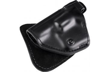 Image of Safariland 518 Paddle Holster w/Thumb Break, S&amp;W J Frame or Similar 2in., STX Plain Black, Left Hand, 518-01-62