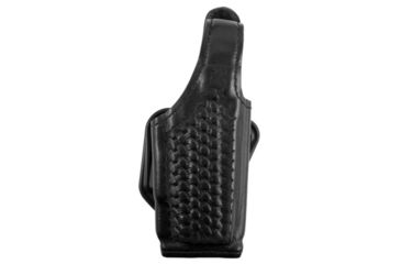 Image of Safariland 519 EDW Holster with Thumb Break, Cross Draw - Basket Black, Left Hand 519-63-82-225