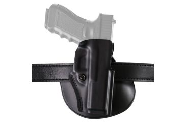 Image of Safariland 5198 Open Top Paddle &amp; Belt Slide Holster w/Detent, S&amp;W M&amp;P Shield, STX Tactical Black, Left Hand, 5198-179-132