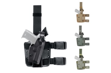 Image of Safariland 6004 SLS Tactical Holster - OD Green, Right Hand 6004-77-561, Foliage Green, OD Green