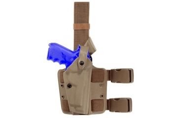 Image of Safariland 6004 SLS Tactical Holster - Tactical Black, Right Hand 6004-74-121