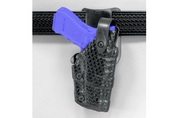 Image of Safariland 6075 Raptor Level III, Low-Ride UBL Holster - Plain Black, Left Hand 6075-73-62