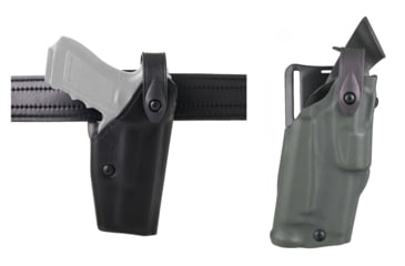 Image of Safariland 6280 Browning SLS Mid-Ride, LVL2 Retention Holster, Black, OD Green