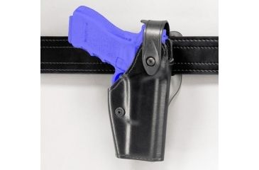 Image of Safariland 6280 Level II Retention, Mid-Ride Holster - Basket Black, Right Hand 6280-93-81