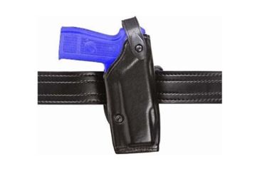 Image of Safariland 6287 SLS Belt Slide Holster, Taser, Plain Black, Left Hand, 2.25in. Belt Loop, 6287-63-412-225