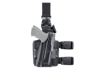 Image of Safariland 6305 ALS/SLS Tactical Holster w/Quick Release, Springfield Armory 1911, Right, Tactical, OD Green, 6305-56-561
