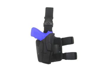 Image of Safariland 6355 ALS Tactical Holster w/Quick Release, S&amp;W M&amp;P 9mm, .40 4.25in., STX Tactical, Black, Right Hand, 6355-219-131
