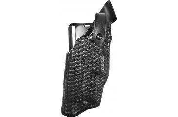 Image of Safariland 6360 ALS/SLS Mid-Ride, LVL3 Retention, Sig P250 Oc, STX Black Basket Weave, RH 6360-750-481
