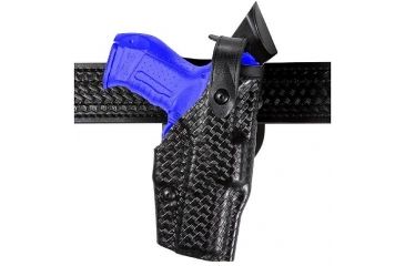 Image of Safariland 6360 ALS Level II Plus w/ Ride UBL Holster - STX TAC Black, Left Hand 6360-73-132