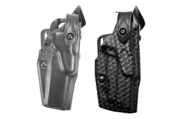 Image of Safariland 6360 ALS Level III w/ Ride UBL Holster - STX Basket Weave, Left Hand 6360-7742-482, Basket Weave, Black
