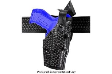 Image of Safariland 6360 ALS Level II+ Ride UBL Holster, Plain Black, Right Hand - Colt Gov't 1911 - 53-61