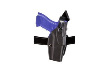 Image of Safariland 6367 ALS Belt Slide Holster, Right Hand, STX Tactical Black No Hood Guard 6367-744-131-NH