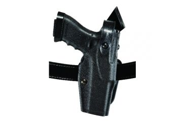 Image of Safariland 6367 ALS/SLS Belt Loop Holster w/Hood Guard, Sig SauerP226R X200, STX Tactical, Black, Right Hand, 2.25in. Belt Loop, 6367-7742-131-225