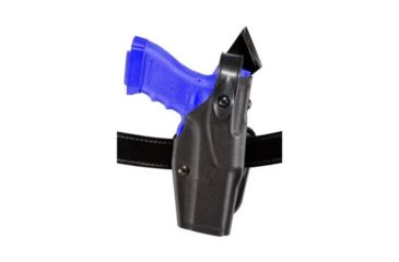 Image of Safariland 6367 ALS/SLS Belt Loop Holster w/Hood Guard, Beretta Storm PX4, STX Plain Black, Left Hand, 2.25in. Belt Loop, 6367-180-62-225