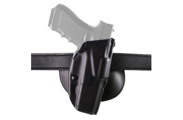 Image of Safariland 6378 ALS Paddle &amp; Belt Slide Holster, S&amp;W M&amp;PC 9mm, .40 3.375in., Plain Black, Left Hand, 2.25in. Belt Loop, 6378-319-412-225