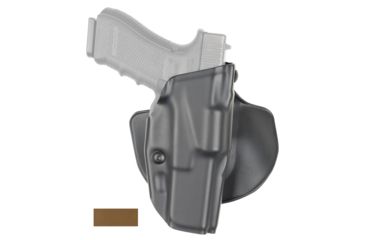 Image of Safariland 6378 ALS Paddle &amp; Belt Slide Holster, S&amp;W M&amp;P 9mm, .40 4.25in., Coyote Brown, Right Hand, 6378-219-761