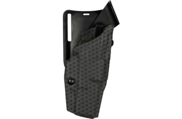 Image of Safariland 6395 ALS Low-Ride Level I Retention Glock Duty Holster, Glock 19, Streamlight TLR-1, Left, STX Basket Weave, Black, 1317128