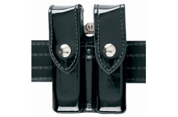 Image of Safariland 72 Mag/Cuff Pouch, Top Flap - STX Plain Black, Ambidextrous 72-83-4B
