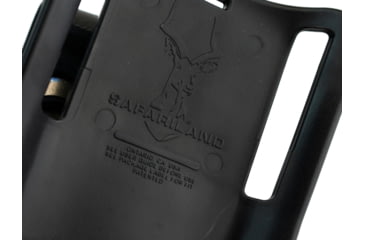 Image of Safariland 7285 7TS SLS Low-Ride 1.5in. Drop, Level-II Retention Duty Holster, Beretta 92, Plain Black, Right Hand, 7285-73-411