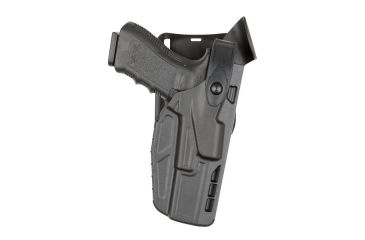 Image of Safariland 7285 7TS SLS Low-Ride 1.5in. Drop, Level-II Retention Duty Holster, Beretta 92, Plain Black, Left Hand, 7285-73-412