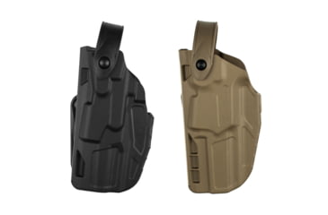Image of Safariland 7285 7TS SLS Low-Ride Level II Retention Duty Holster, Black, Flat Dark Earth, Plain Black