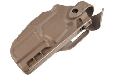 Image of Safariland 7360 7TS ALS/SLS Mid-Ride Level III Retention Duty Holster, Beretta 92, Right, Plain FDE Brown, 7360-73-551