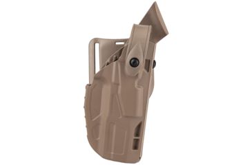 Image of Safariland 7360 7TS ALS/SLS Mid-Ride Level III Retention Duty Holster, Smith &amp; Wesson M&amp;P 9/40, Right, Plain FDE Brown, 7360-219-551