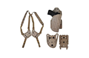 Image of Safariland 7TS ALS Military Kit AIWB Holsters, Left Hand, Black, MIL-KIT1-450-412