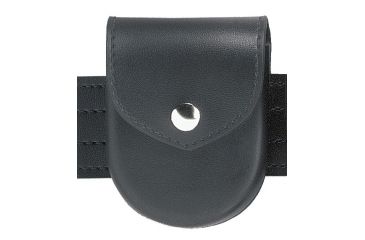 Image of Safariland 90 Cuff Case, Hi-Gloss Black, Chrome Snap 90H-1-9B