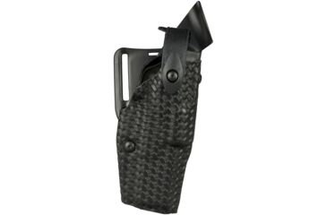 Image of Safariland 6360 ALS/SLS Mid-Ride Level-III Retention, Sig SauerP250 Oc, Basket Weave Brown, Right Hand, 6360-750-071
