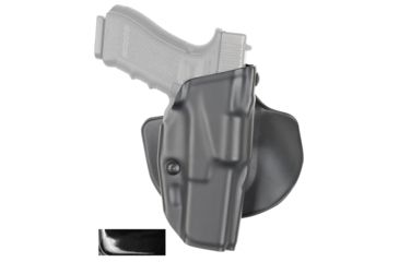Image of Safariland 6378 ALS Paddle &amp; Belt Slide Holster, S&amp;W M&amp;P 45C w/o Safety, STX Black Hi-Gloss, Right Hand, 6378-919-492