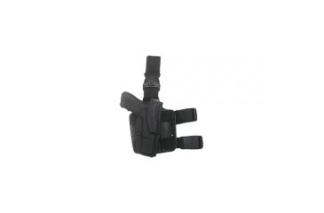 Image of Safariland ALS Tactical Thigh Holster, Left Hand, STX FDE Brown Leg Shroud Single Strap 6355-73-552-SP10