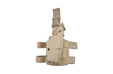 Image of Safariland 6355 ALS Tactical Holster w/Quick Release, Beretta 92, STX Flat Dark Earth, Left Hand, 6355-73-552