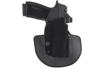 Image of Safariland Gravity SIG Sauer P320 Compact OWB Paddle Holster, Right, Cordura, Concealment, Black, GRAVITY-0-750-A-0-C1-781