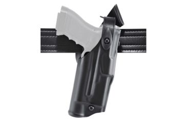 Image of Safariland 6360 ALS/SLS Mid-Ride Level-III Retention, S&amp;W 6946 DA Only 295 Short, Round Trigger Guard, STX Plain Black, Left Hand, 6360-320-62
