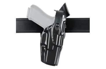 Image of Safariland 6360 ALS/SLS Mid-Ride Level-III Retention, Sig SauerP320 9/40, Full Size, STX Black Hi-Gloss, Right Hand, 6360-450-491