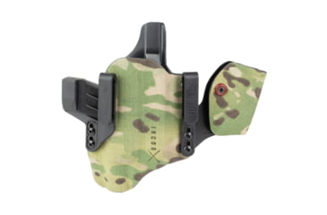 Image of Safariland INCOG-X, Joint Collaboration with Haley Strategic, Inside the Waistband Holster, Fits Glock 17/19 with Light, Integrated Magazine Caddy, Microfiber Suede Wrapped Boltaron Construction, Multicam, Right Hand, 1341385