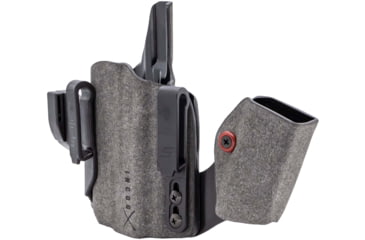 Image of Safariland IncogX IWB Holster for Glock 17/19 w/Light, Right Hand, Mag Caddy, Black, INCOG-0-835-A-7-CX1-61-MC
