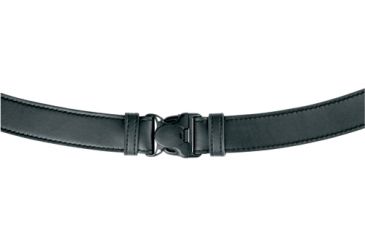 Image of Safariland Leather/Laminate Belt W/ 3X Buckle, Contour Fit, 2" (50mm) - Hi Gloss Black