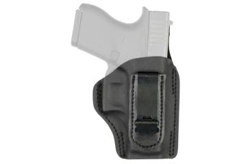 Image of Safariland Model 17 Inside-the-Waistband Belt Clip Holster, Glock 26/27/33, Left Hand, STX, Black, 17-183-132