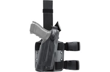 Image of Safariland 6304 ALS/SLS Tactical Holster Springfield XDM 9mm STX Tactical Black Left Hand 6304-145-132