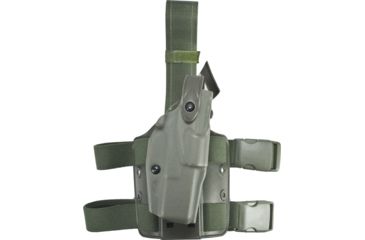 Image of Safariland 6304 ALS/SLS Tactical Holster Springfield XDM 9mm OD Green Left Hand 6304-145-562