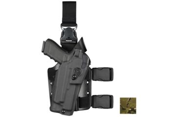 Image of Safariland Model 6304RDS-SP10 ALS/SLS Drop Leg Holster, Glock 17/22/31 w/ITI M3, Right Hand, Cordura, Single Strap, Universal Flex Adapter, Multi Cam, 6304RDS-832-701-SP6