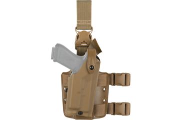 Image of Safariland 6305 ALS/SLS Tactical Holster w/Quick-Release Leg Strap, STX Tactical, Right, Coyote Brown, 6305-832-761-SP10